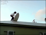 Roof-surfing