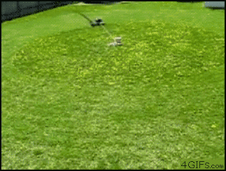 Self-propelled-lawn-mower-circles