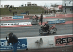Motorcycle-dragster-double-fall