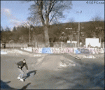 Skateboarder-skatepark