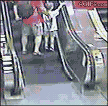Mobility-scooter-escalator