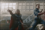 Avengers-blooper-Thor-drops-hammer