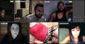 Webcam-chat-reactions