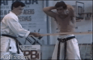 http://forgifs.com/gallery/d/208931-1/Karate-demonstration-fail-nutshot.gif
