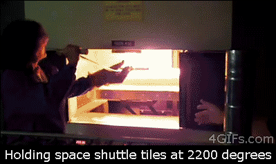 Red-hot-space-shuttle-tiles