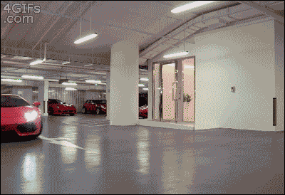 Parking-garage-elevator