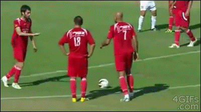 Soccer-free-kick-trick-play