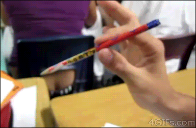 Pencil-crack-bullseye