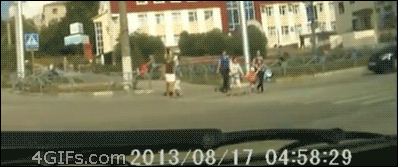 Dash-cam-close-call-pedestrians