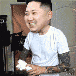 [Bild: Shaving-cream-slap-Obama-Kim-Jong-Un.gif]