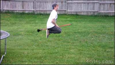 Trampoline-broom-Quidditch