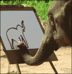 Elephant-painting