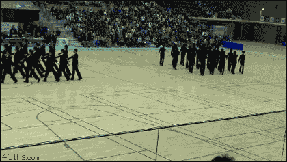 Precision-synchronized-marching