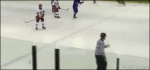 Hockey-stick-throw