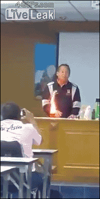 Classroom-demonstration-fire