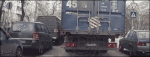 Semi-truck-steals-van