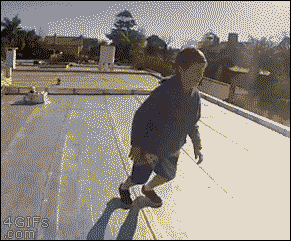 Parkour-rooftop-ball-kick