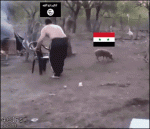 Pigs-flags-ISIS-Syrian-war