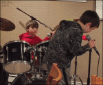 Boy-trips-drummer-rimshot