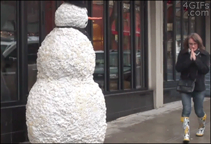 Scary-snowman-prank.gif
