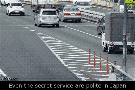 Polite-secret-service-traffic-Japan