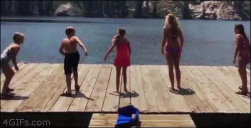Lake-jump-girl-chickens-out.gif