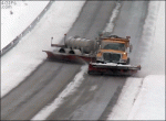 Drifting-snow-plow