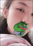 Pepe-frog-mouth-paint