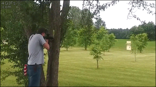 Rifle-target-surprise