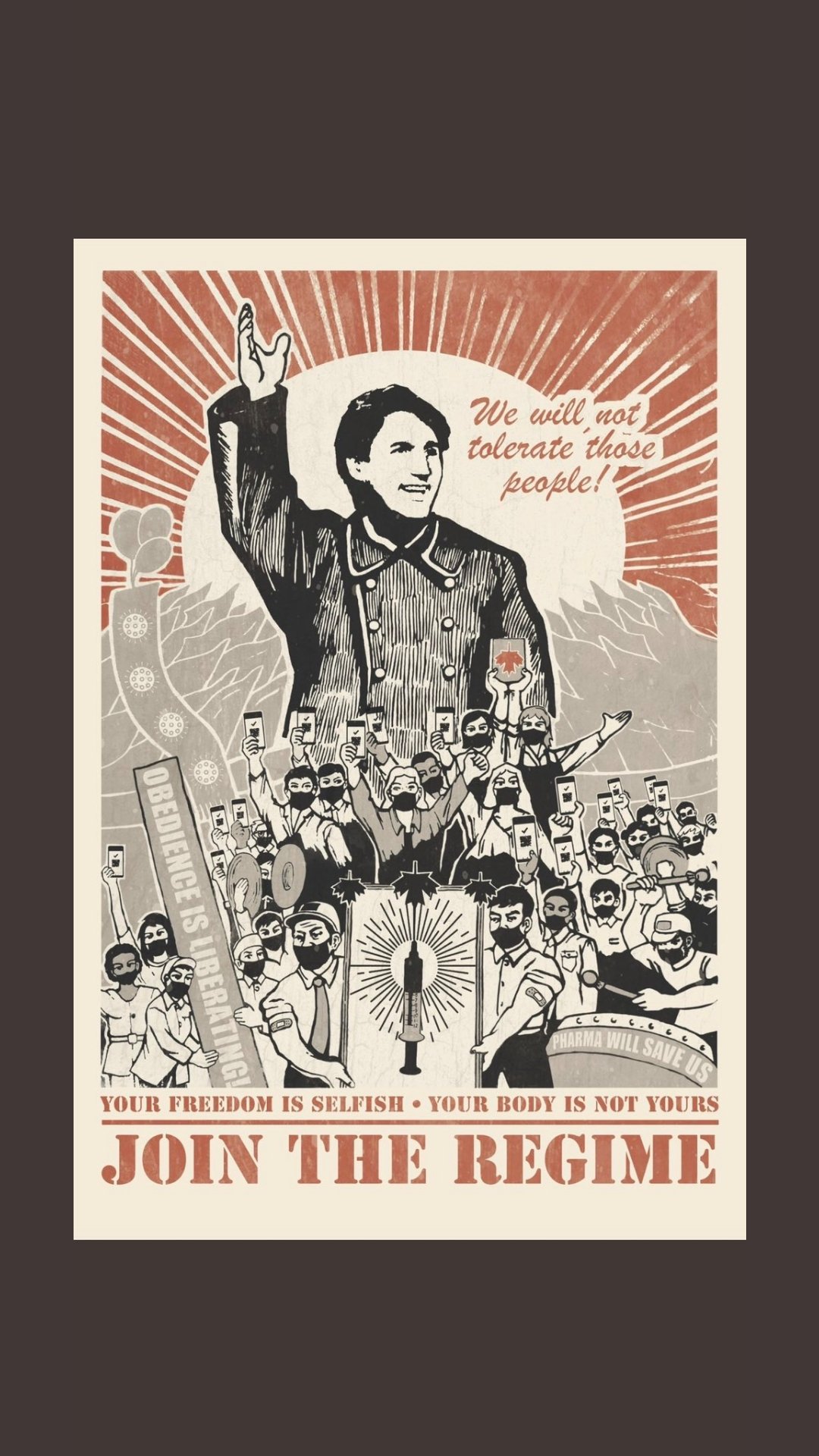 Trudeau-regime-poster