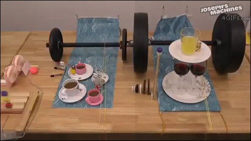 Rube-goldberg-table-weights