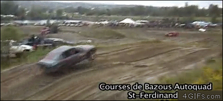Car-race-leapfrog-jump