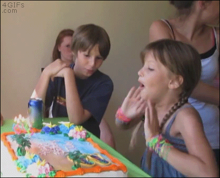 Birthday-cake-sister-faceplant