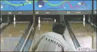 Bowling-trick-shot