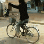Bicyclist-carries-mattress