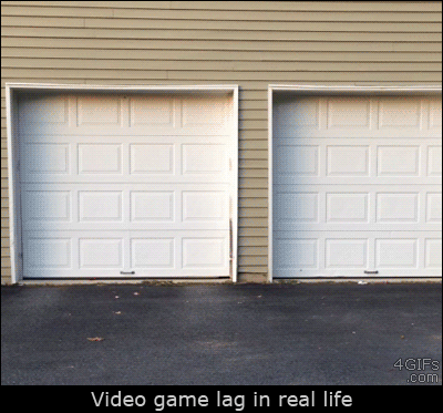 What a video game lag would look like in real life