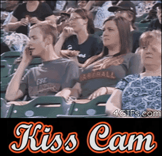 Kiss Cam goes awry when a boyfriend chooses his phone over a kiss