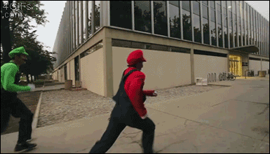 What the video game Super Mario Brothers would look like IRL