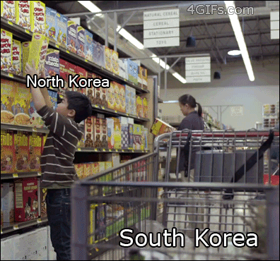 cereal cart America blocks NK