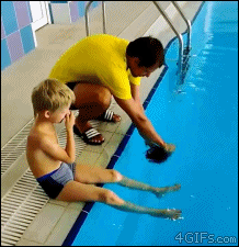 Trick for instantly putting on a swimming cap