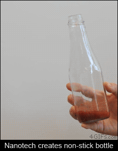 Nanotech creates a non-stick bottle