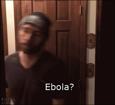 Two guys are worried about ebola but pretend they aren't