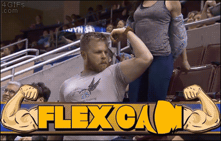 Girl vs. guy on the Flex Cam