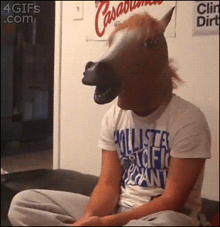 Plot twist occurs when a horse mask is removed