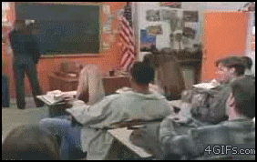 A student tries to mess with Chuck Norris
